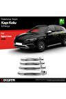 S-dizayn Fiat Egea Cross Krom Kapı Kolu 8 Prç. 2020 Üzeri Uyumlu