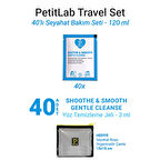 PetitLab Travel Set 40'lı Şase Yüz Temizleme Jeli *Organizatör Çanta Hediyeli 