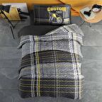 Clasy Ranforce Yatak Örtüsü Tek Kişilik Road Star V1 Sarı