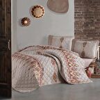 Clasy Ranforce Yatak Örtüsü Tek Kişilik Ethnica V1 Bej