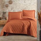 Clasy Ranforce Yatak Örtüsü Tek Kişilik Tafana V2 Oranj