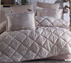 Clasy Ranforce %100 Pamuk Uyku Seti Çift Kişilik Ramina V1 Bej