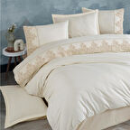 Clasy Nevresim Takımı Çift Kişilik Osela V2 Ekru