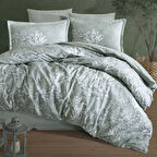 Clasy Ranforce %100 Pamuk Çift Kişilik Dört Mevsim Set İrma V1 Mint