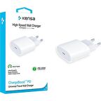 Kensa PD Type-C Hızlı Şarj Aleti Beyaz