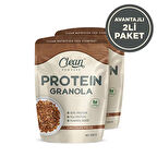 Clean Powders Protein Granola 300 Gr Çikolata Parçacıklı 2 Adet  - ÇİKOLATA PARÇACIKLI