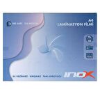 İnox Laminasyon Filmi A4 100Lü Pvc kaplama