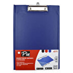 Pin A4 Plastik Kapaklı Sekreterlik Mavi (8708)