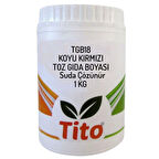 Koyu Kırmızı Gıda Renklendiricisi Toz Suda Çözünür 1 kg