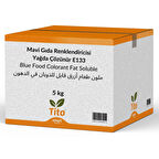 Mavi Gıda Renklendiricisi Toz Yağda Çözünür E133 5 kg