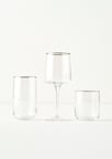 Premium Bardak-Kadeh Set 18'li Silver