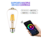 Bix SL-03 6W Daylight A+ Uzaktan Kontrol ve Zaman Ayarlı Akıllı Ampul