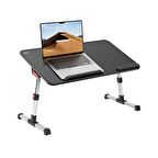 Bix Saiji A8 Çok Fonksiyonlu Ayarlı Notebook Soğutuculu Çalışma Masası Siyah