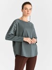 Kol İşlemeli  Kadın Sweatshirt Orijinal