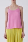 İp Askılı Saten Bluz   Pembe
