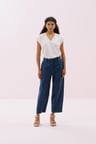 Keten Double Paça Pantolon Lacivert
