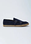 Lacivert Süet Casual Loafer