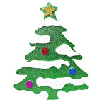 Yılbaşı Çam Ağacı Strafor Dekor Süs