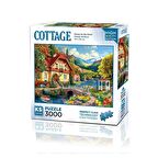 23015 House By The Pond 3000 Parça Puzzle -KS Puzzle