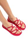Twigy Meu Sol Kırmızı Kadın Terlik DD0004