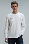 Magnus Erkek Uzun Kol Tişört Beyaz