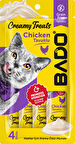 Bado Kedi Krema Ödül Maması Tavuklu 4'lü