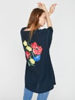 Pul Detaylı Kimono
