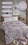 Çift Kişilik Baskılı Pike Yatak Örtüsü Daisy 200x230 cm