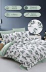 Nevresim Takımı Çift Kişilik Oliviya %100 Pamuk Percale Baskılı