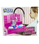 Dolaplı Pilli Su Akıtan Mutfak Lavabosu 0218