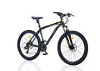 CORELLİ FELİX 1.2 ERKEK DAĞ BİSİKLETİ 330H MD 24 JANT 21 VİTES SİYAH SARI GRİ