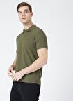 Fabrika Comfort Polo Yaka Düz Haki Erkek T-Shirt NOBRO K CEPSIZ