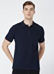 Polo Yaka Düz Lacivert Erkek T-Shirt NOBRO K CEPSIZ