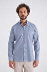 Bisse Erkek Regular Fit Uzun Kollu Spor Gömlek MAVİ