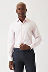 Bisse Erkek Modern Fit Uzun Kollu Klasik Gömlek PEMBE GM22Y221141_D29