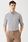 Bisse Regular Fit Kahve Spor Erkek Gömlek GM22K222077_C11