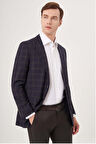 Bisse Comfort Fit Mono Yaka Lacivert Erkek Ceket PCK23Y23109_D39