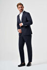 Bisse Mono Yaka Drop 4 Lacivert Erkek Takım Elbise PTK23YNOS002_D39