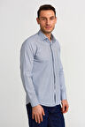Bisse Regular Fit Lacivert Klasik Erkek Gömlek GM23K232013_D39