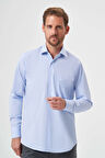 Bisse Regular Fit Mavi Klasik Erkek Gömlek GM23K232006_D35