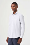 Bisse Regular Fit Açık Gri Klasik Erkek Gömlek GM23K232055_D54