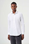 Bisse Regular Fit Beyaz Klasik Erkek Gömlek GM23K232033_D01