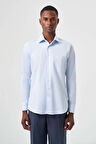 Bisse Regular Fit Açık Mavi Klasik Erkek Gömlek GM23K232033_D33