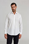 Bisse Regular Fit Beyaz Klasik Erkek Gömlek GMKLS092230020_D01