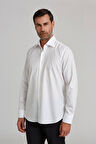 Bisse Platinium Regular Fit Beyaz Erkek Gömlek PLTG005_D01