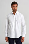 Bisse Regular Fit Pötikare Beyaz Erkek Gömlek GM23K232095_D01