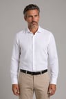Bisse BeYaz Grubu Regular Fit Pamuk Keten Cepli Doğal Gömlek GMKTN1KC224012_D01
