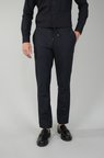 Bisse Siyah Polyester Jogger Lastikli Polyamid Spor Pantolon PNS24K24006_D99