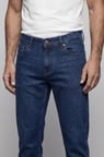 Bisse Lacivert Doğal Pamuk Denim 5 Cepli Erkek Pantolon PNJ25Y25101_D39