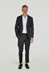 Bisse COMFORT FİT İTALYAN TAKIM ELBİSE SEDEF DÜĞMELİ Sıyah PTK25Y25001_D99